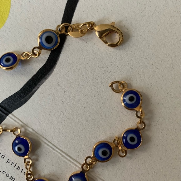 🧿 The M Jewelers Evil Eye Link Necklace - Picture 4 of 4